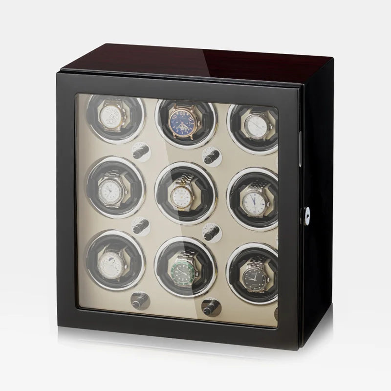 Coffret de haute qualité pour montres avec LED et systhème de sécurité