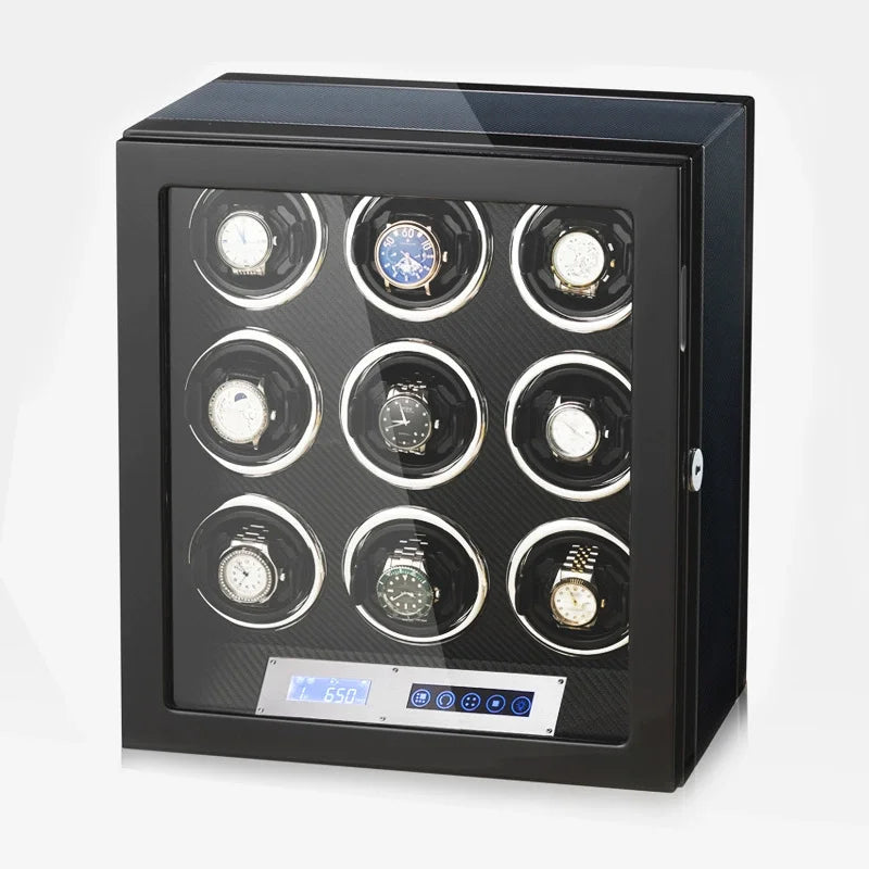 Coffret de haute qualité pour montres avec LED et systhème de sécurité
