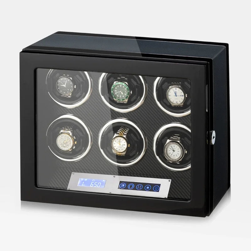 Coffret de haute qualité pour montres avec LED et systhème de sécurité