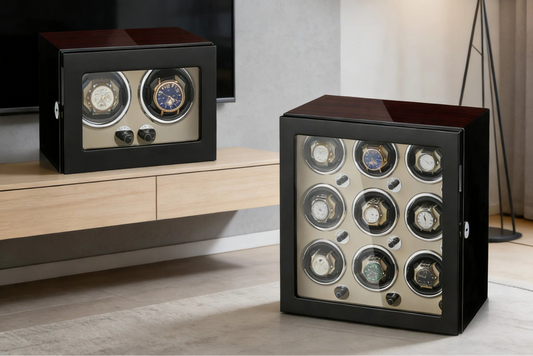 Coffret de haute qualité pour montres avec LED et systhème de sécurité